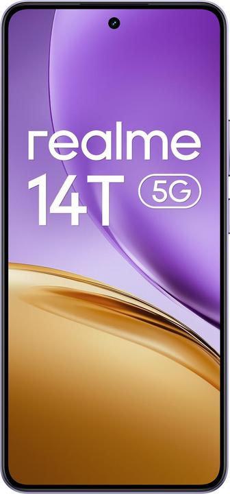 Actual product image realme 14T 5G 8GB 256GB Lightning Purple (256 GB, Lightning Purple, 6.67", 50 Mpx, 5G)