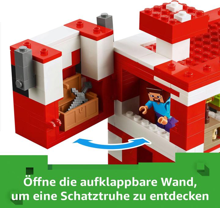 Immagine prodotto LEGO Das Pilzkuh-Haus (21270, LEGO Minecraft)