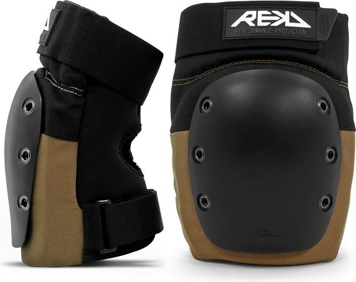 Actual product image Rekd Knee Pad Ramp Black/Khaki 2023 (39, 41, 43, 45, 44 C, 42 C, 38 C, 40 C, Knee pad)