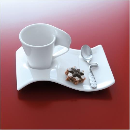 Produktbild Villeroy & Boch NWC Espressoset 3tlg.- EC NewWave Caffè (0 ml, 1 x)
