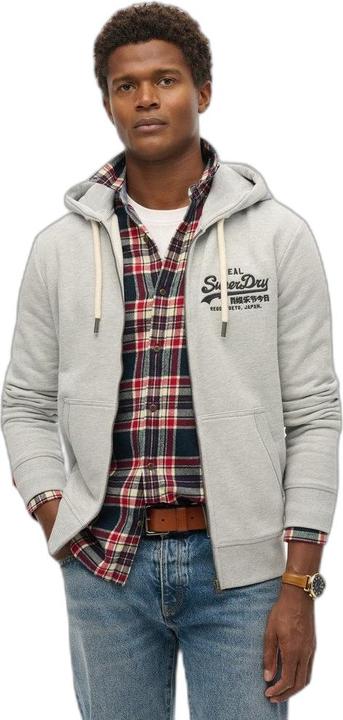 Superdry Kapuzenjacke mit gesticktem Vintage Logo (S)