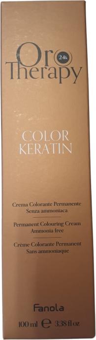 Image du produit Fanola Color Keratin Oro Puro 11/1 Super Rubio Platino Ceniza 100ml (11.1 Super Platinum Ash Blonde)