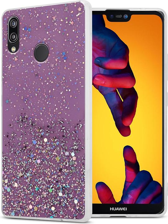 Violet avec paillettes