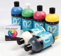 Produktbild Creativ Company A-Color Acrylfarbe Primärfarben Sortiment Matt 32132 von - Farbschule Sortiment zur (Primärfarben, 500 ml)