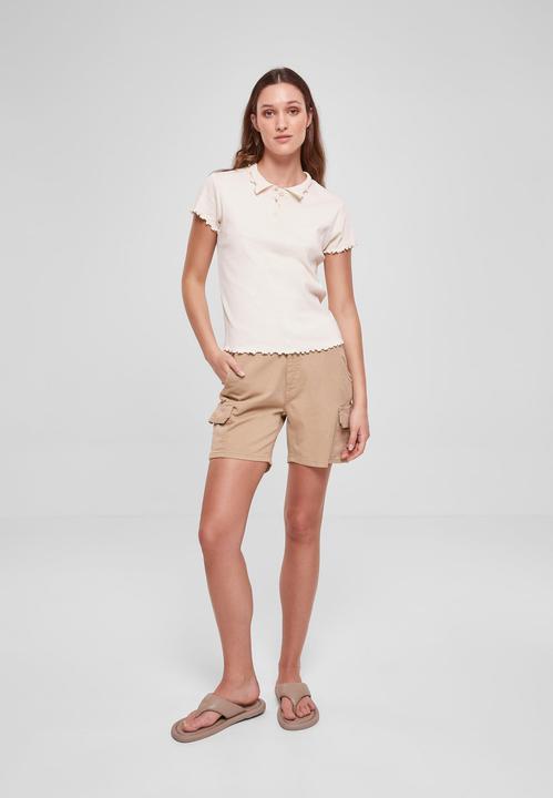 Produktbild Urban Classics Ladies Rib Polo Tee (5XL)