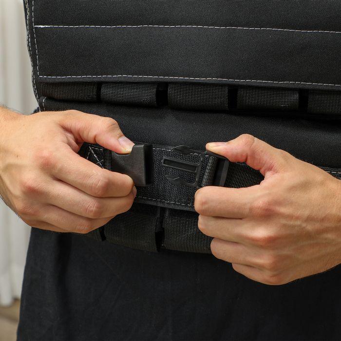 Actual product image Swisshandel24 verstellbare Gewichtsweste 20kg mit Reflektierenden Streifen, Trainingsweste