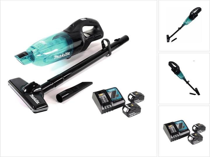 Immagine prodotto Makita DCL281 FRTB Aspirapolvere a batteria 18V + 2x Batteria 5.0Ah + Caricabatterie