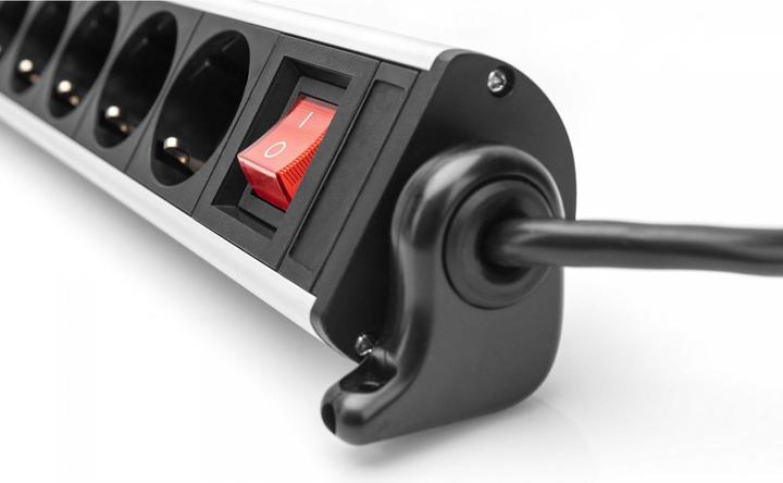 Immagine prodotto Digitus Presa di corrente in alluminio a 6 vie 2xUSB-A/1xUSB-C (6 x, USB-C, USB-A, 1.50 m)