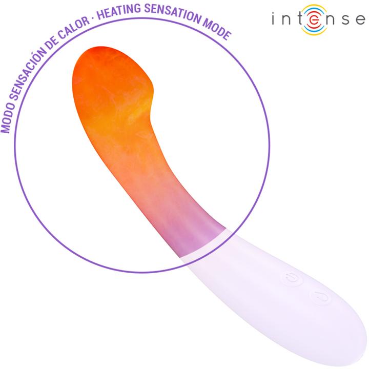 Actual product image Intense Becky Vibrator 19 cm Heatable 7 Vibrations Purple