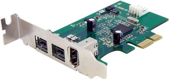 Produktbild StarTech 3 Port Low Profile PCIe FireWire Adapter