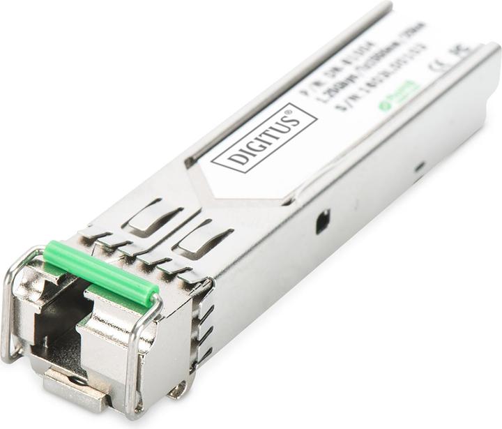 Actual product image Digitus SFP+ 10 Gbps Bi-directional Module Singlemode 10km Tx1330/Rx1270 LC Simplex Connector with DDM