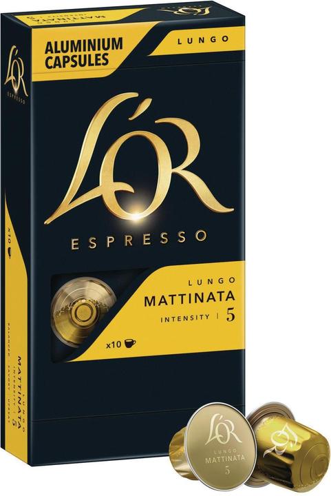 Immagine prodotto L’OR Espresso Capsule di caffè Espresso Lungo Mattinata 10 pezzi (10 x Porta.)