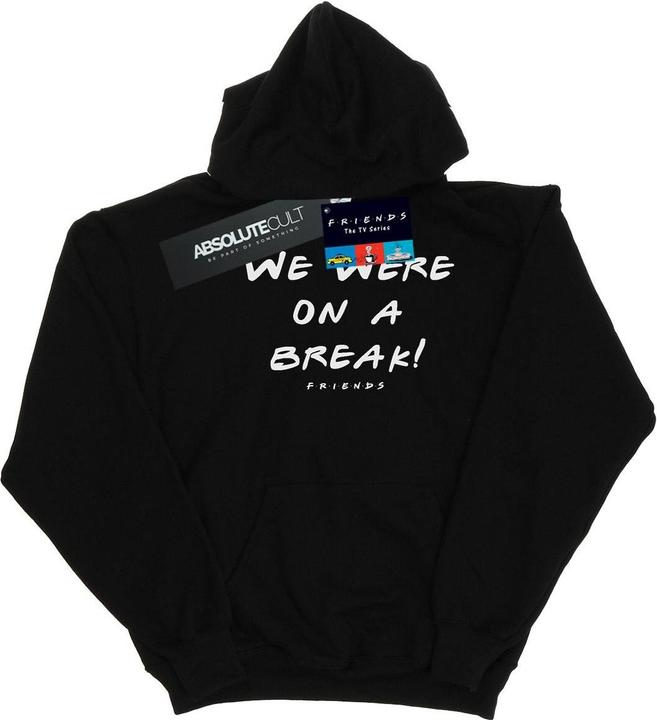 Actual product image Friends Mens We Were On A Break Text Hoodie (XXL)