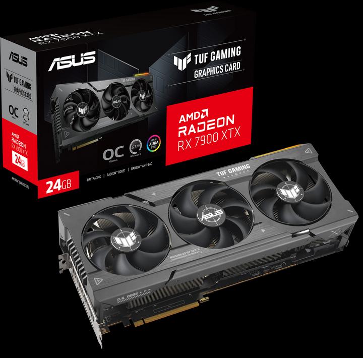 Actual product image ASUS TUF GAMING Radeon RX 7900 XTX OC Edition (24 GB)