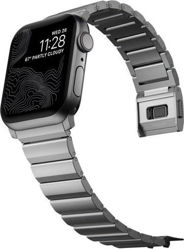 Productafbeelding Nomad Strap Titanium Silver V2 42/44/45/49mm (35 mm, Titanium)