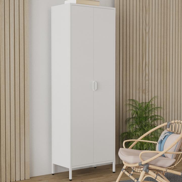 Image du produit VCM Stahl Schrank Büroschrank Flokas XL (60 x 35 x 180 cm)