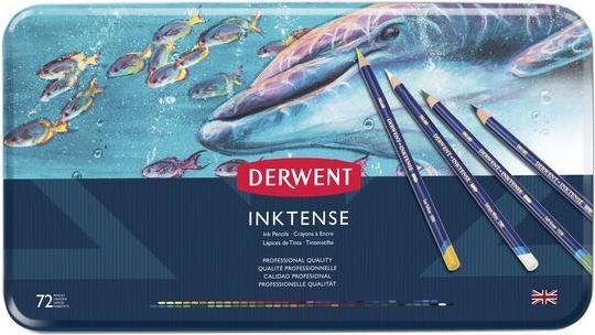 Produktbild Derwent Inktense Permanent Aquarellstifte (Mehrfarbig, 72 x)
