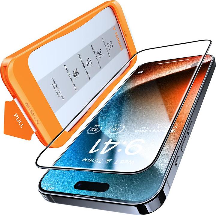 Produktbild Torras Diamond Panzerglas (1 Stück, Apple iPhone 15 Pro)