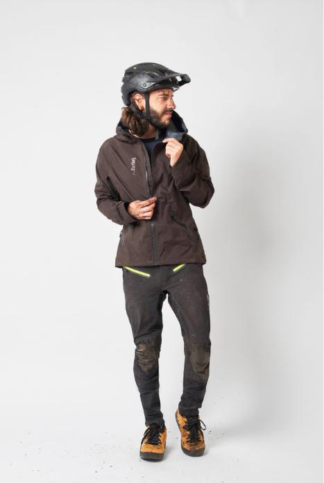 Produktbild dirtlej Trailscout waterproof long Hose, schwarz/lime, S (S)