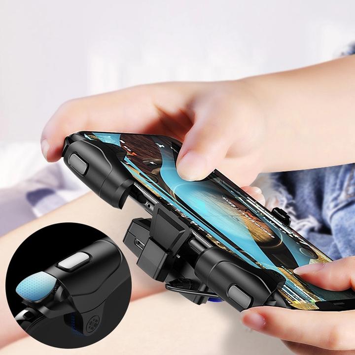 Image du produit Plutoos PUBG Handle Mobile Gaming Joystick Trigger Shooter Controller android Gamepad L1 R1 (iOS, Android)