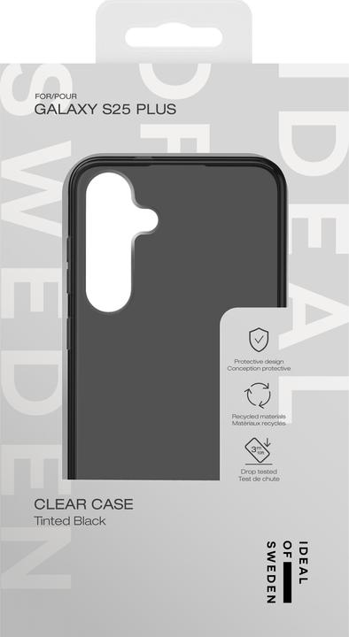 Immagine prodotto iDeal Of Sweden Galaxy S24 Plus/S25 Plus Clear Case - Tinted Black (Samsung Galaxy S24+, Samsung Galaxy S25+)