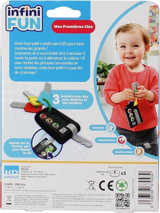 Actual product image KD Toys Infinite Fun Sound Keys (French)