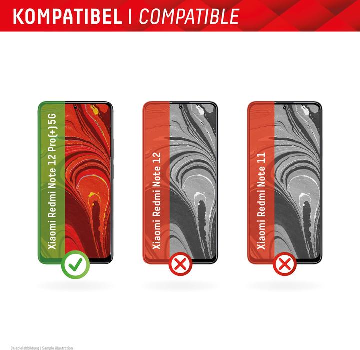 Actual product image Displex Real Glass, 2D Panzerglas (1 Piece, Xiaomi Poco X5 Pro, Xiaomi Redmi Note 12 Pro+, Xiaomi Redmi Note 12 Pro 5G)