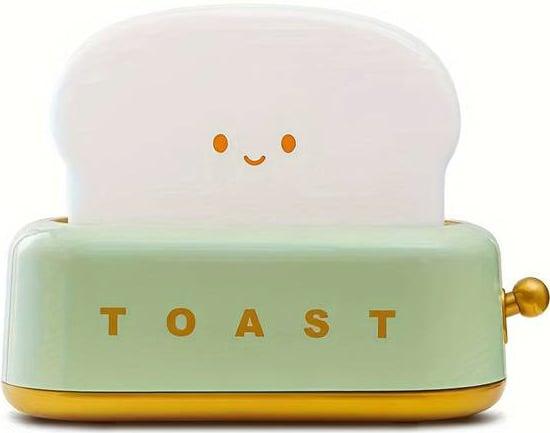 Image du produit PhoneLook Lampe de table LED en forme de toaster mignon lumière de nuit pour enfants USB-C
