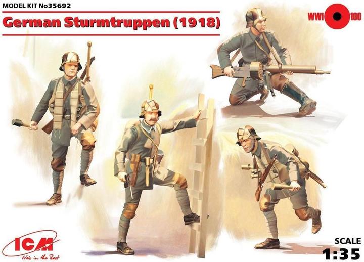 Actual product image ICM German Stormtroopers 1918