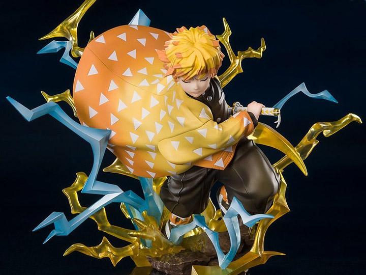 Actual product image Bandai ST Demon Slayer Zero Zenitsu Agatsuma Thunderclap 15cm