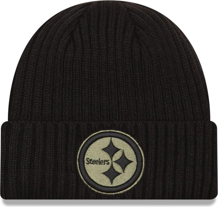 New Era NFL Pittsburgh Steelers Salute To Service Beanie (One Size)