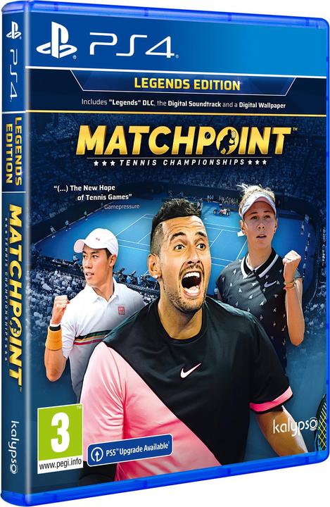 Produktbild Matchpoint - Tennis Championships Legends Edition (PS4) (IT/ESP) (PS4, IT)