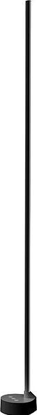 Image du produit Luminea WLAN-LED-Steh-/Eck-Leuchte mit App, 12 Watt, schwarz (750 lm)
