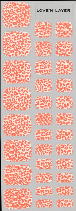 Actual product image Love'n Layer - Leo Toe Raspberry Red (Raspberry Red, Colour paint)