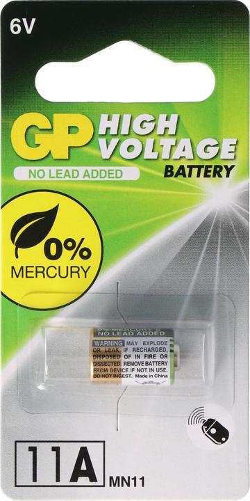 Actual product image GP Batteries Alkaline, 6 V/38 mAh (1 pcs., 11A, 38 mAh)