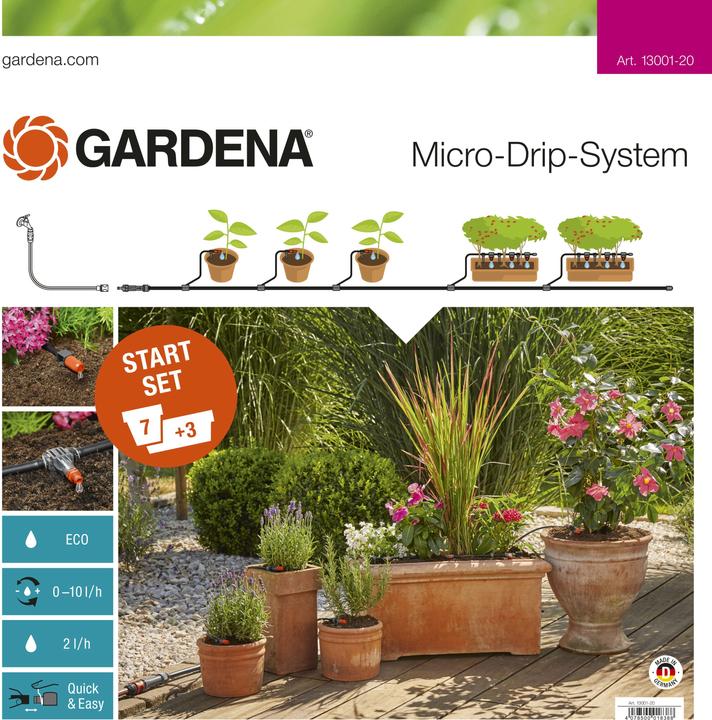 Produktbild Gardena MDS Start-Set Pflanztöpfe (Tropfbewässerung Set)