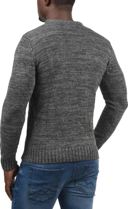 Image du produit Solid Philemon Pull En Grosse Maille Pull-Over Tricot Pour Homme Avec Encolure Rond 100% Coton (XXL)