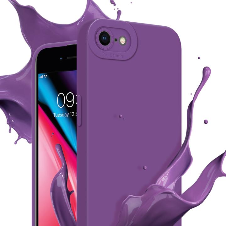 Actual product image Cadorabo Case for Apple iPhone 7 / 7S / 8 / SE 2020 in TPU Fluid LM162 Style (Apple iPhone 7, Apple iPhone SE (2nd Gen))