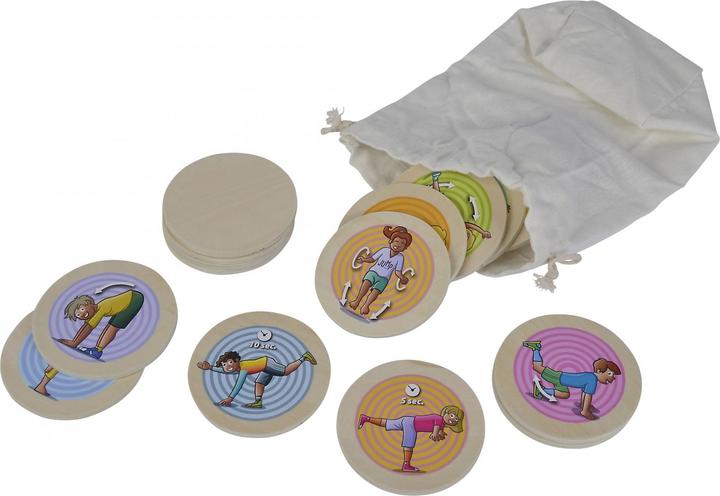 Produktbild Eichhorn Outdoor Bewegungsspiel, animiert Kinder zum Bewegen, Turnen und Auslassen, 20 Spielscheib
