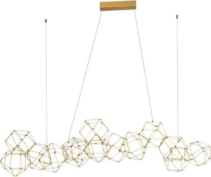 Immagine prodotto Nova Luce NEBULA Lampada a sospensione LED oro 58W bianco caldo 163x54x120cm 9186814