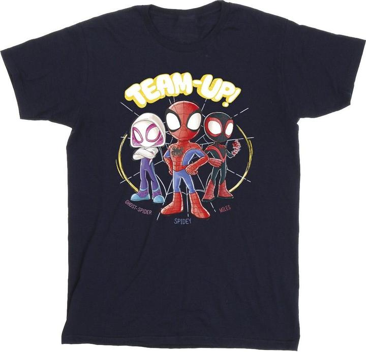 Actual product image Mens Spidey And His Amazing Friends Sketch T-Shirt (XXL)