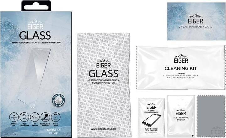 Produktbild Eiger Mountain Glass Clear (1 Stück, Nokia 5.3)