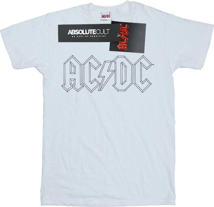 AC/DC Black Outline Logo TShirt