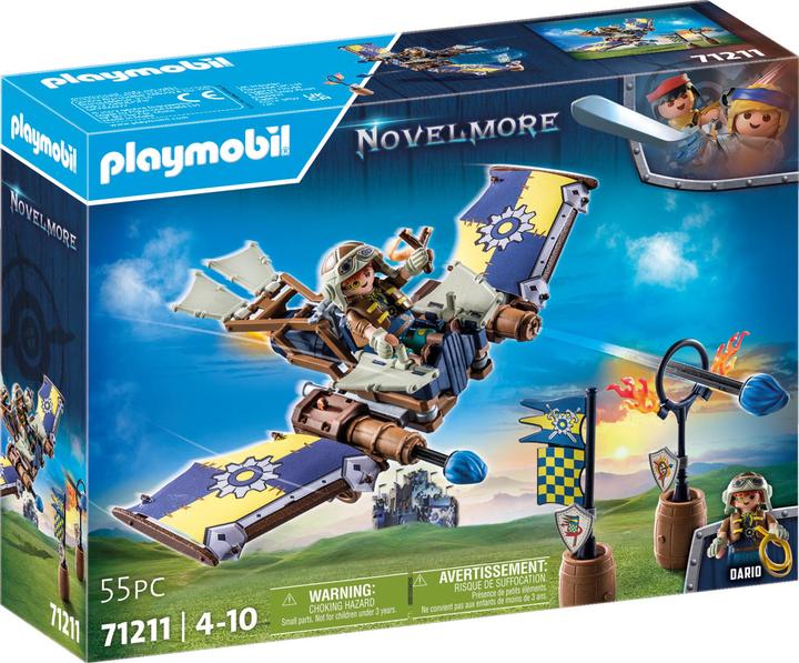Actual product image Playmobil Novelmore - Dario's Flying Glider (71211, Playmobil Novelmore)