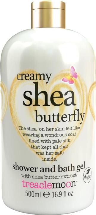 Treaclemoon Creamy Shea Butterfly Heart Motif 500ml Shower Gel Vegan (500 ml)