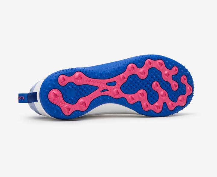 Produktbild Kipsta Damen/Herren Fussball Multinockenschuhe TF - Traxium Edge Turf weiss/blau (44)