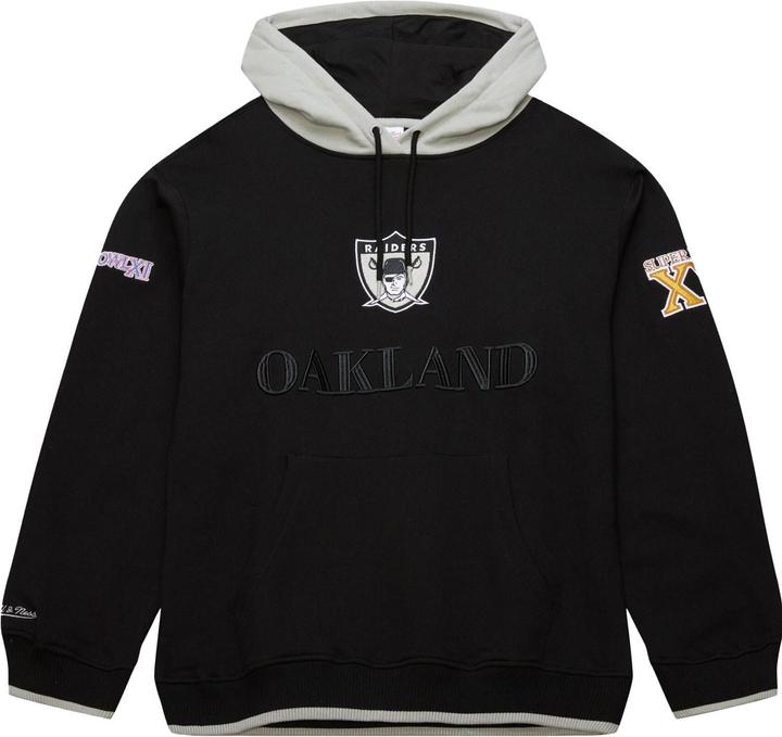 Mitchell & Ness Fleece Hoody - ORIGINS Oakland Raiders - M (M)