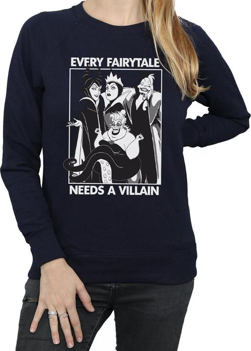 Actual product image Disney Princess Every Fairy Tale Needs A Villain Sweatshirt (S)