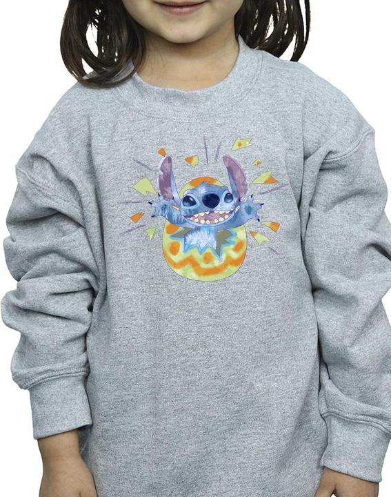 Produktbild Disney Lilo & Stitch Cracking Egg Sweatshirt Mädchen (140, 146)