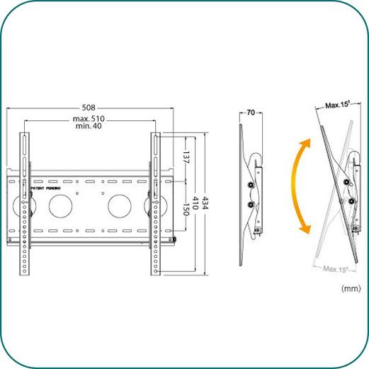 Actual product image Aavara EE5040 (Wall, 52")